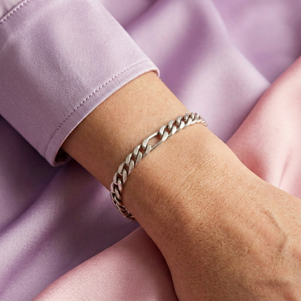 Pulsera de Plata .925 3x1 Lisa mod. 2135
