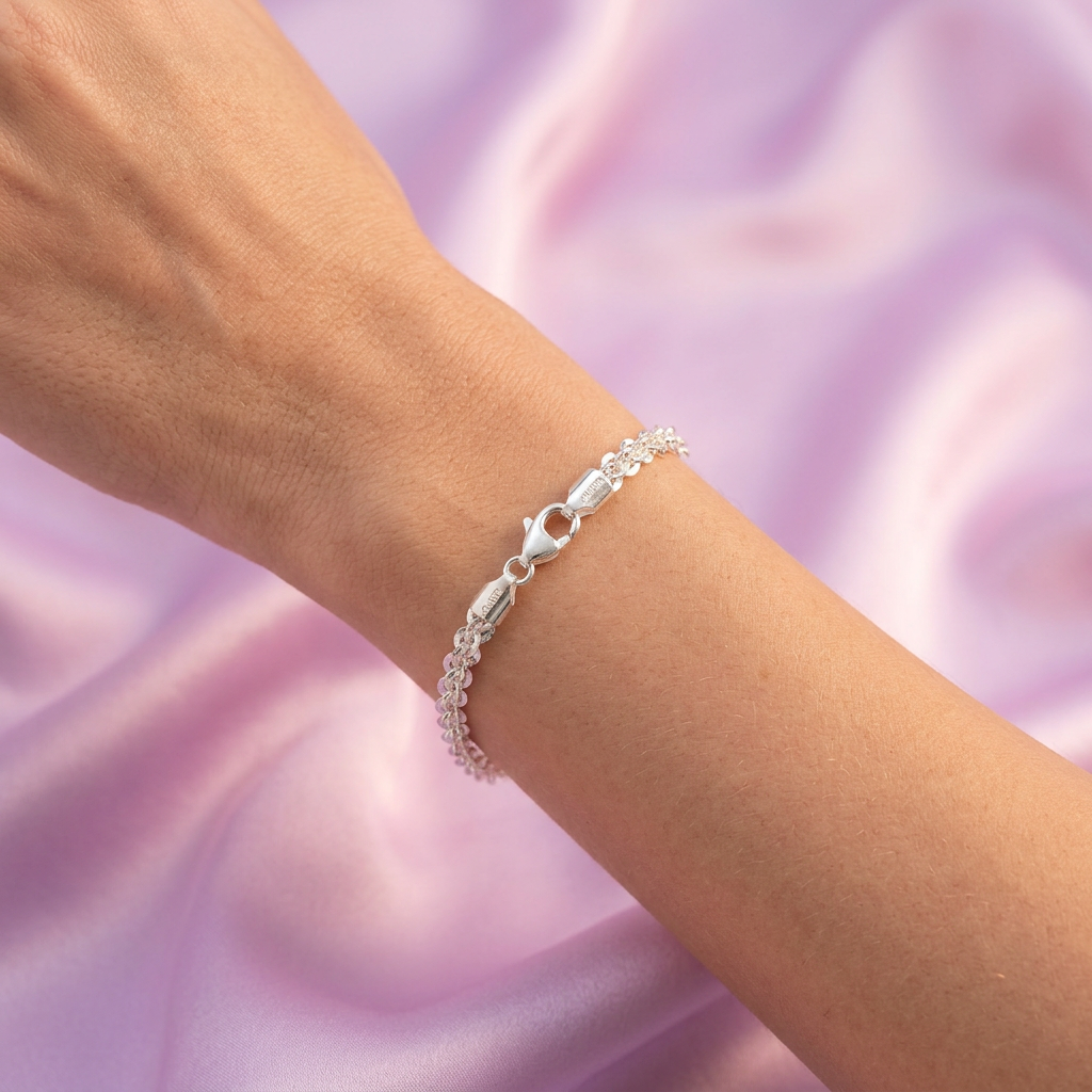 Pulsera de Plata .925 de Tejido Rolo Doble mod. 2456