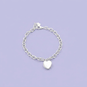 Pulsera de Plata .925 Corazón Doble Brillante con Zirconia mod. 2737