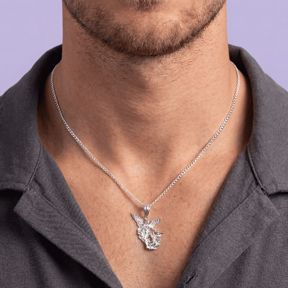 Dije de Plata .925 San Miguel Arcangel mod. 2599