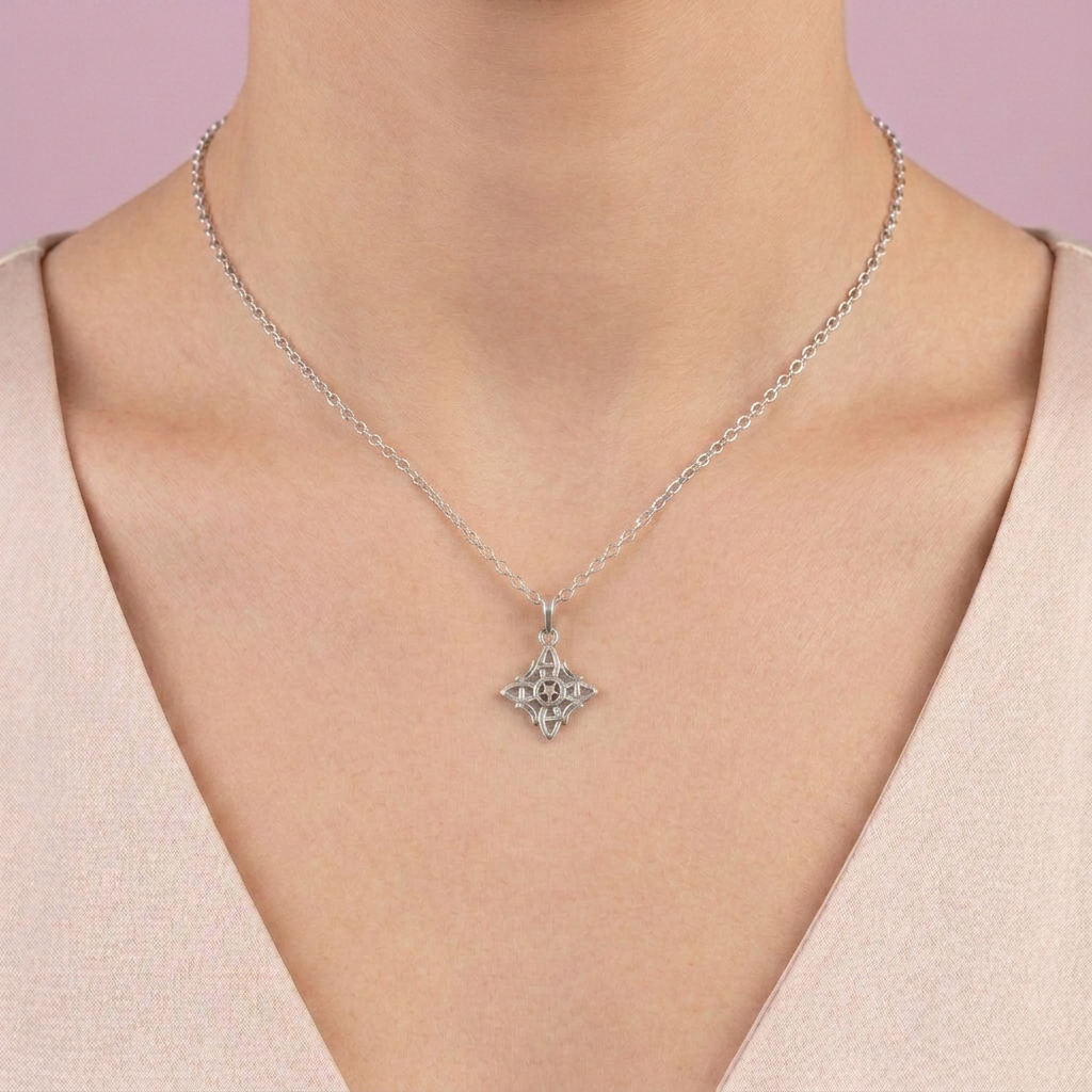 Dije de Plata .925 Nudo de Bruja mod. 2853