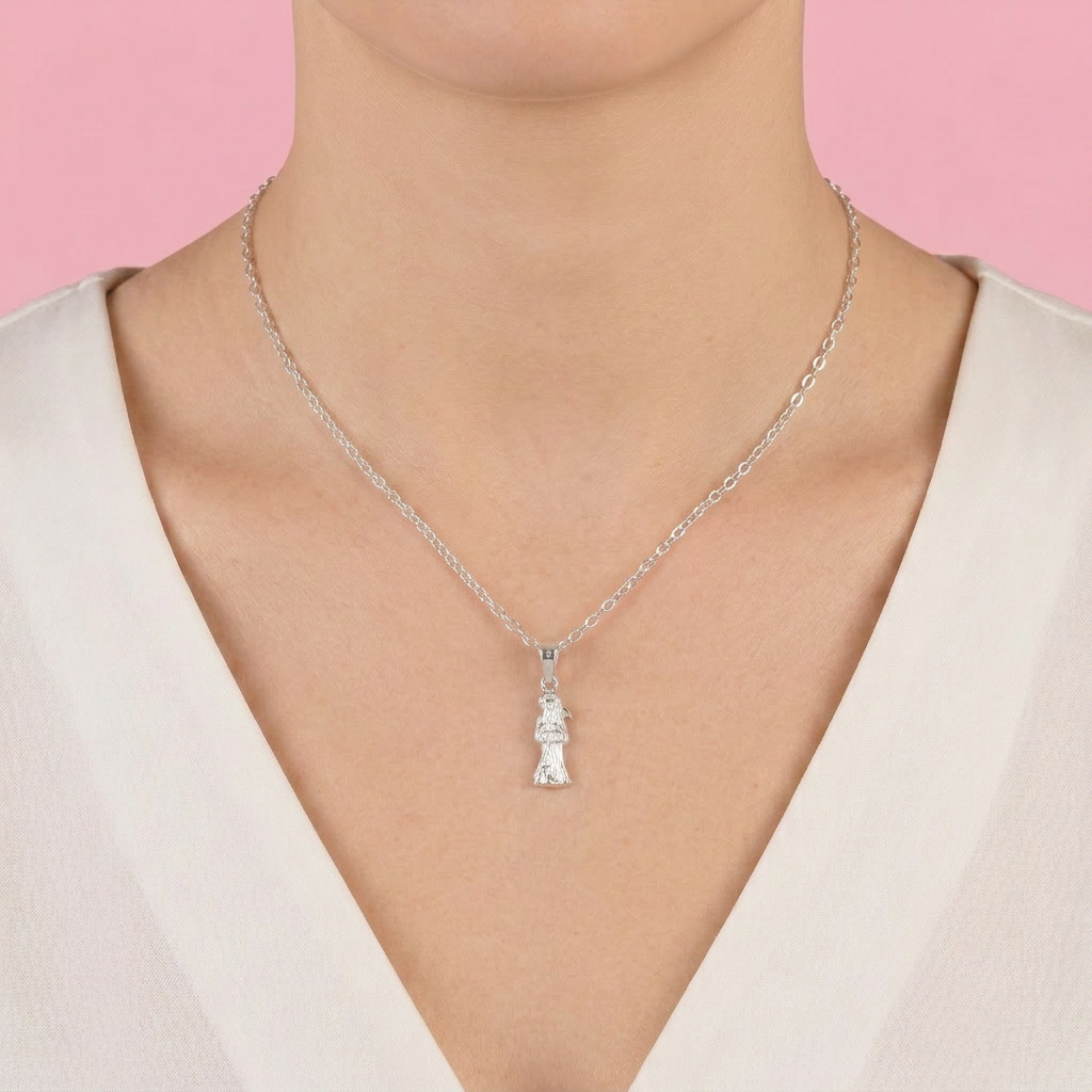 Dije de Plata .925 Santa Muerte Brillante mod. 2555