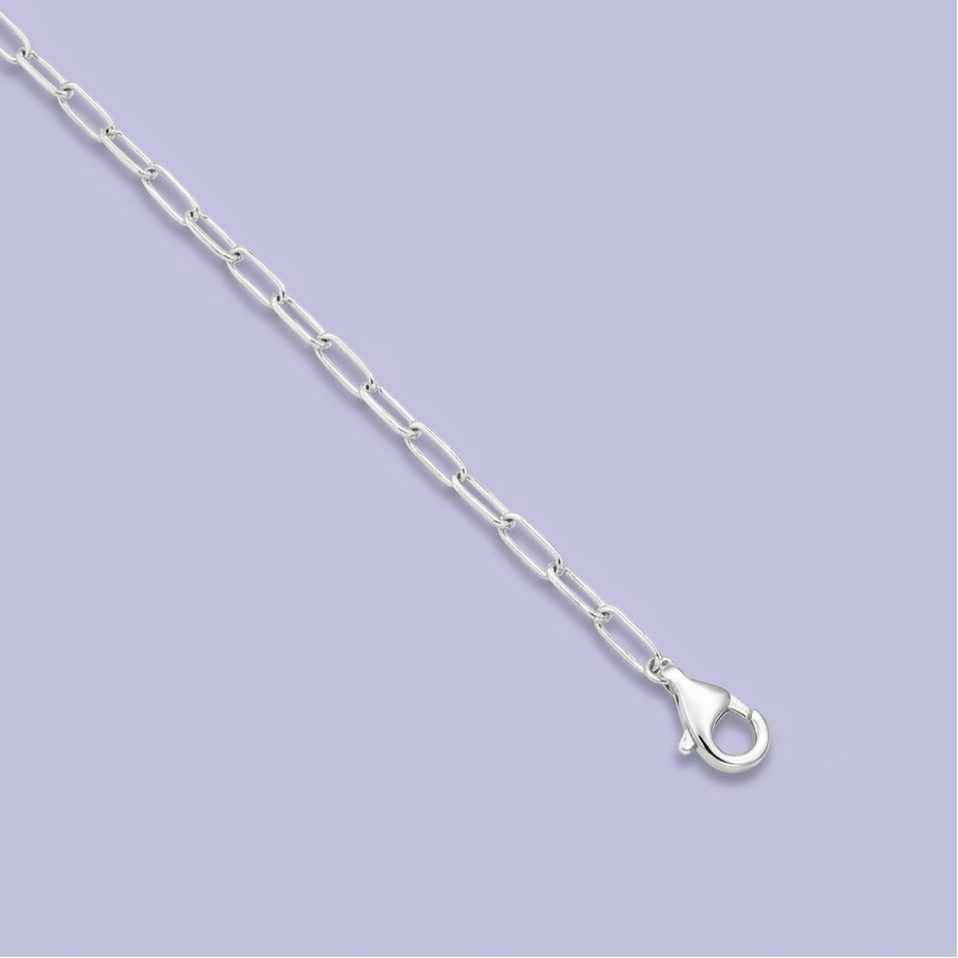 Pulsera de Plata .925 Tejido de Clip Elegante con Zirconia  mod. 2739
