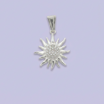 Dije de Plata .925 Sol con Incrustación de Zirconias mod. 2525
