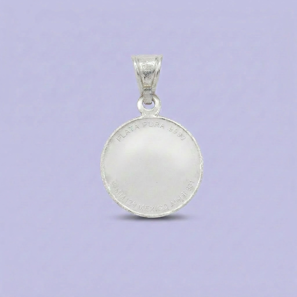 Dije de Plata .925. Piedra del Sol Circular mod. 2523