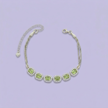 Pulsera de Plata .925 Finas Sultanitas y Zirconias mod. 2217