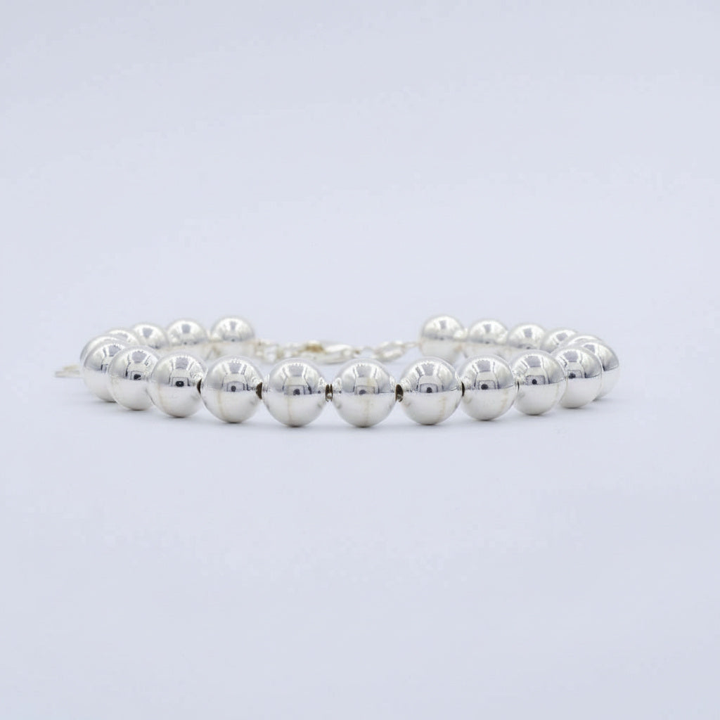 Pulsera de Plata .925 de Diseño de Circular Lisa mod. 1503