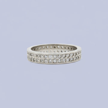 Anillo de Plata .925 con Diseño Completo de Zirconias  mod. 1496