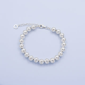 Pulsera de Plata .925 de Diseño de Circular Lisa mod. 1503