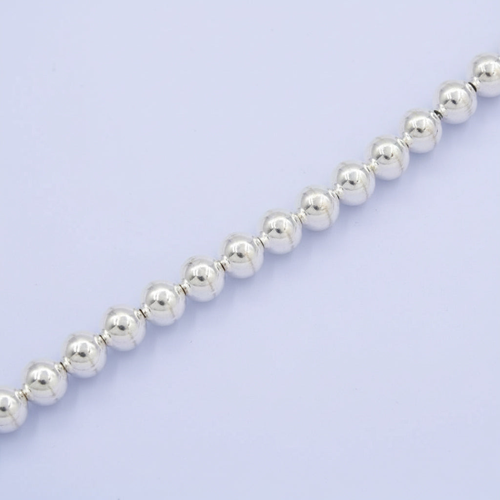 Pulsera de Plata .925 de Diseño de Circular Lisa mod. 1503