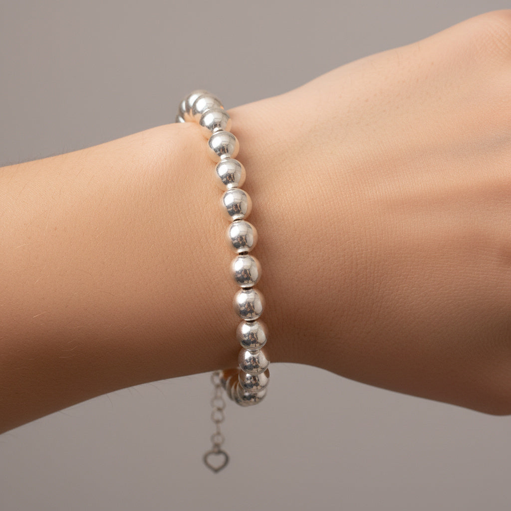 Pulsera de Plata .925 de Diseño de Circular Lisa mod. 1503