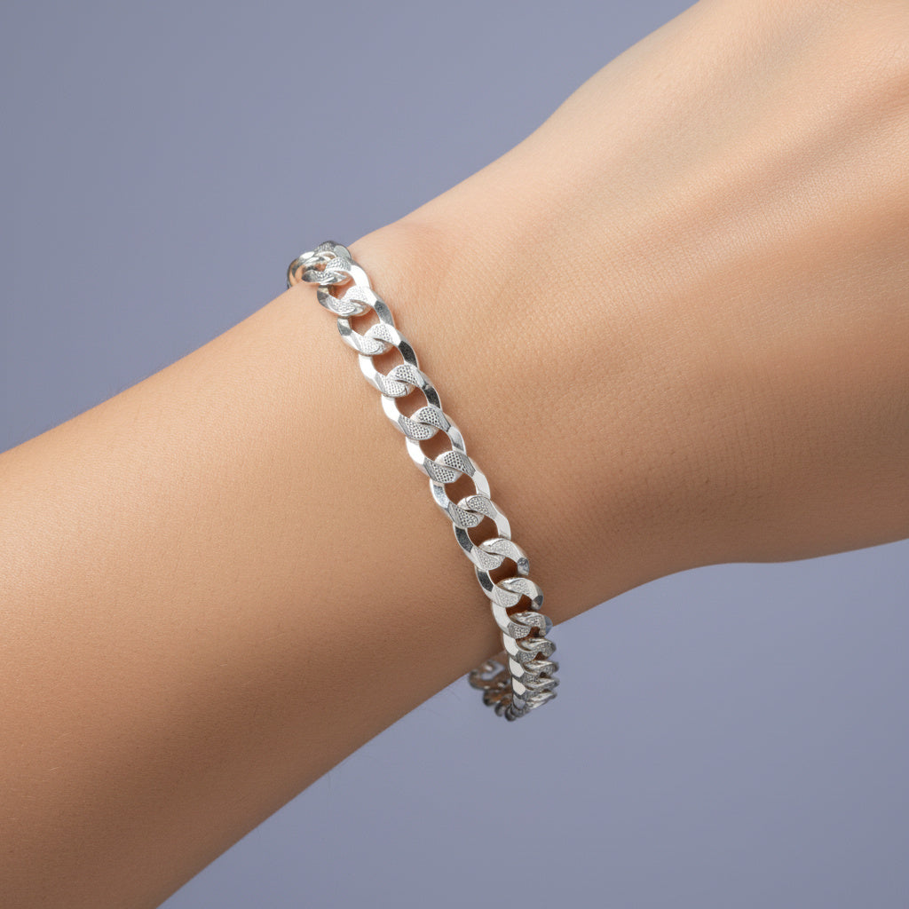 Pulsera de Plata .925 de Tejido Cubano mod. 1504