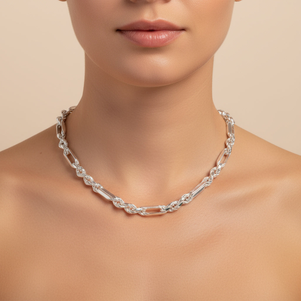 Cadena de Tejido Figaro mod. 1472