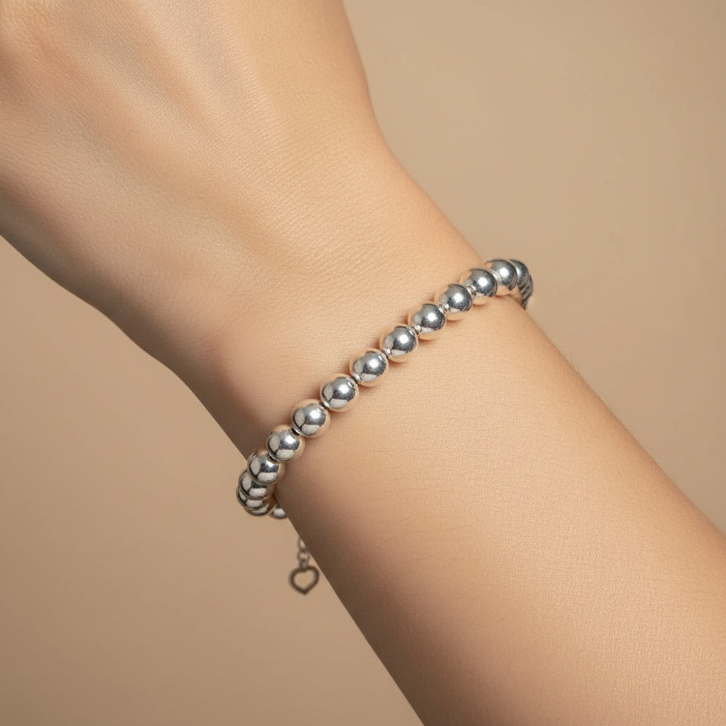 Pulsera de Plata .925 de Diseño de Circular Lisa mod. 1503