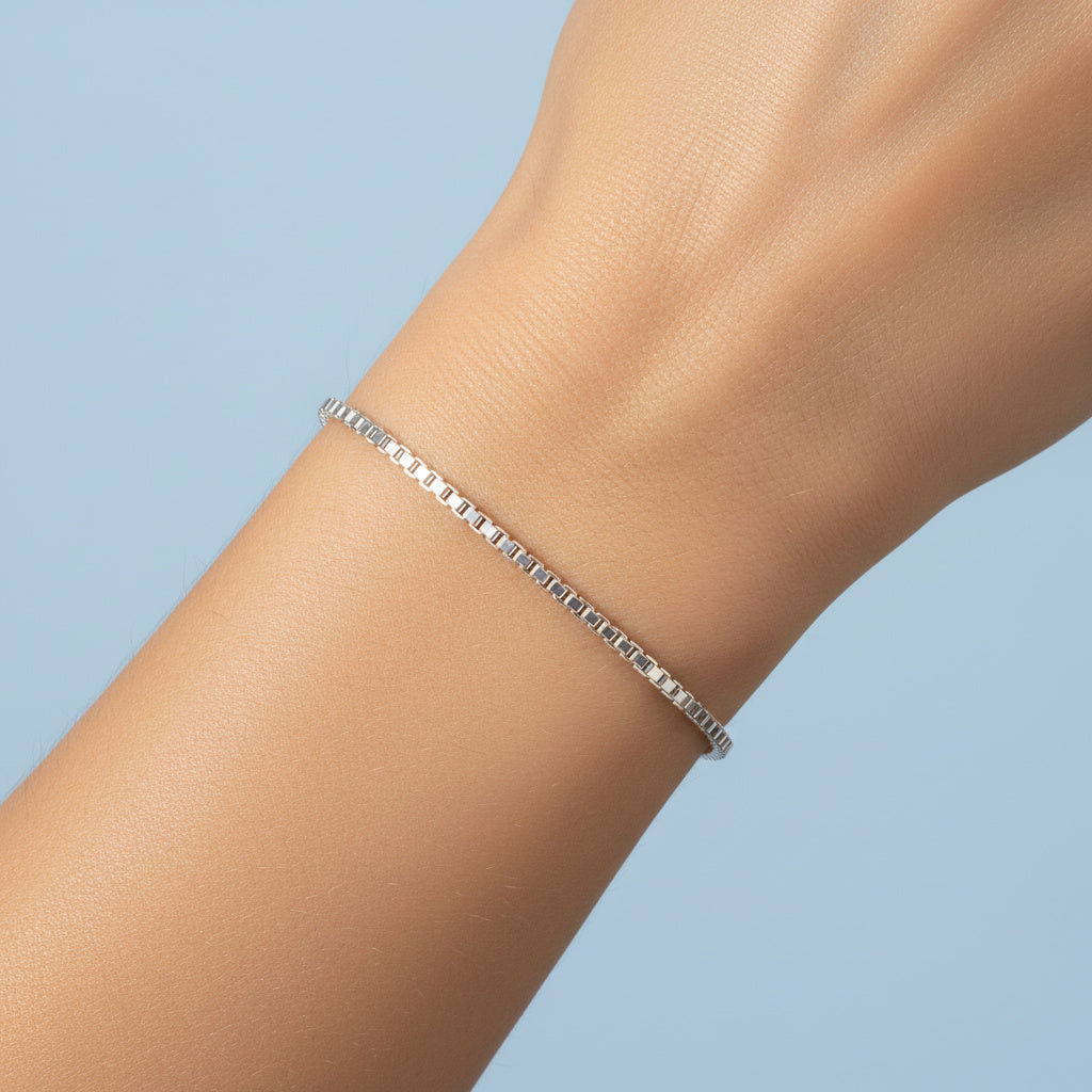 Pulsera de Plata .925 de Teijido Cubo mod. 1509