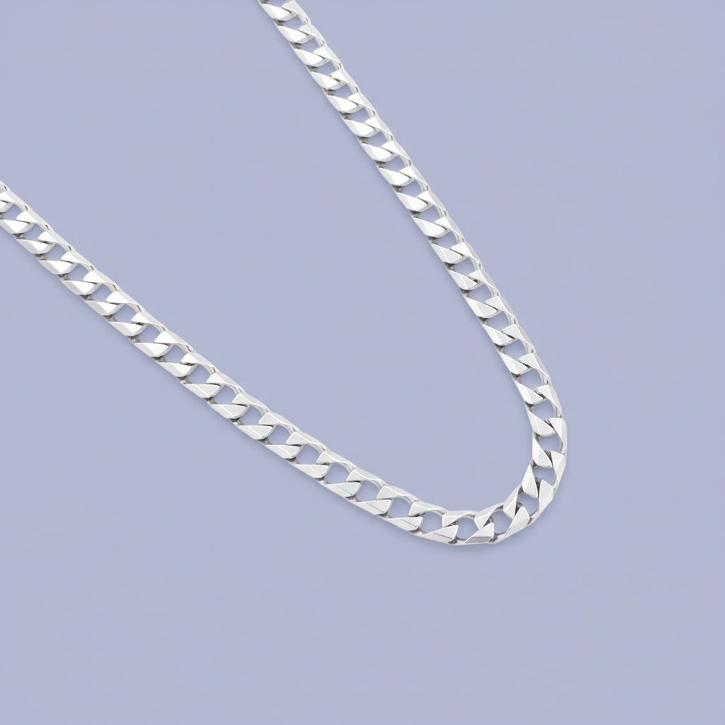 Cadena de Plata .925 de Tejido Cubano Cuadrado mod. 1516