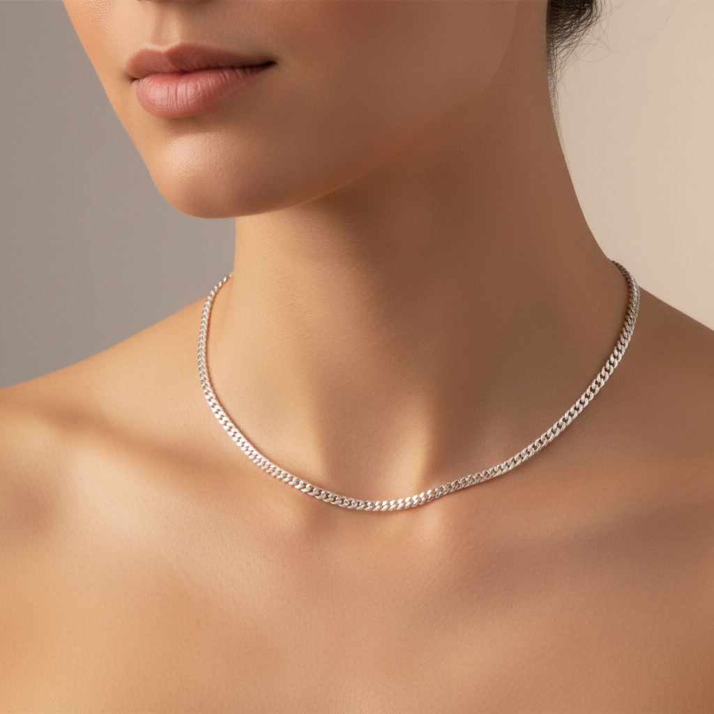 Cadena de Plata .925 Tejido Cubano mod. 1571