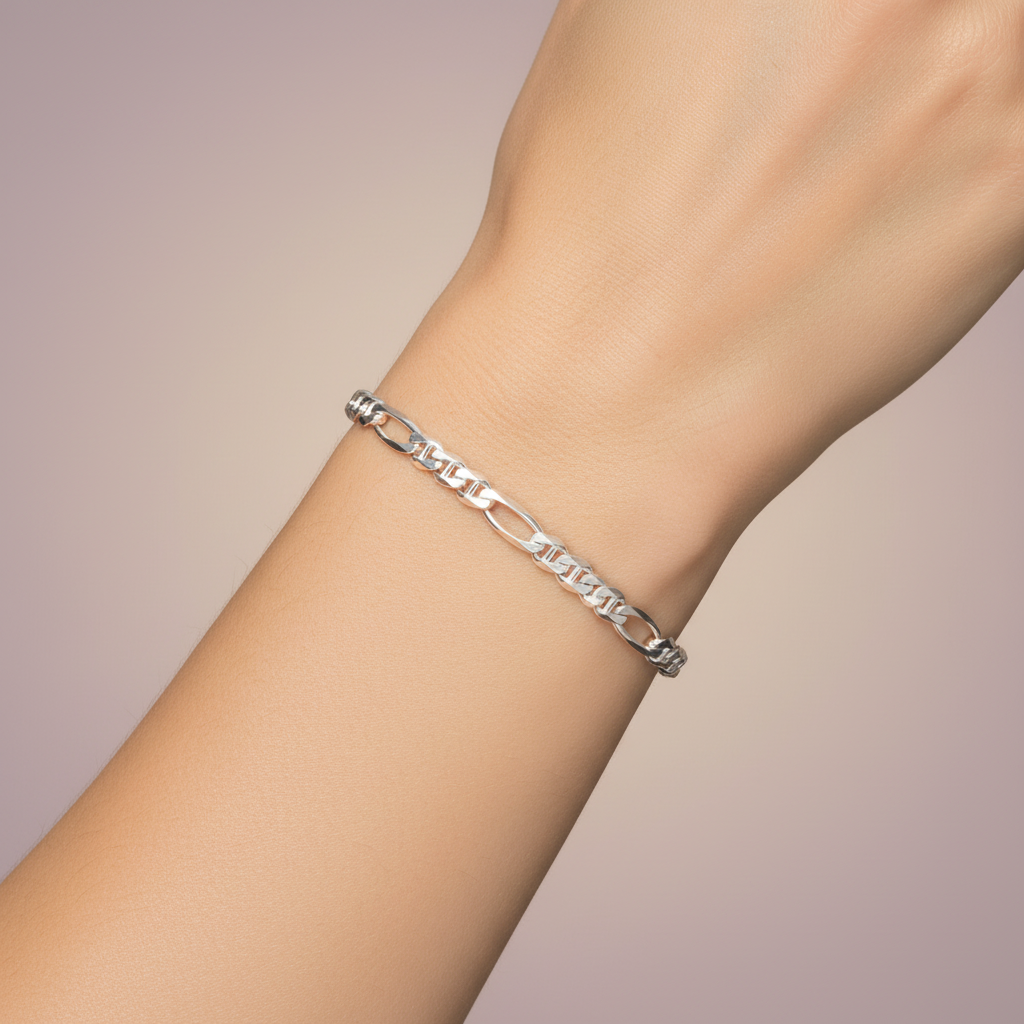 Pulsera de Plata .925 de Tejido 3x1 mod. 1575