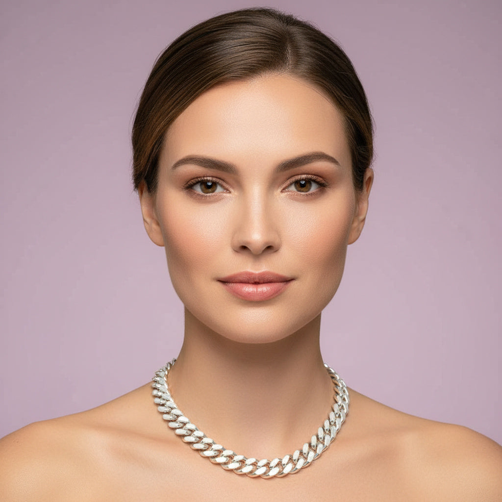 Cadena de Plata .925 de Tejido Cubano mod. 1515