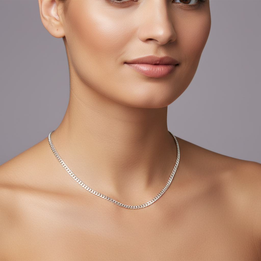 Cadena de Plata .925 Tejido Cubano mod. 1571