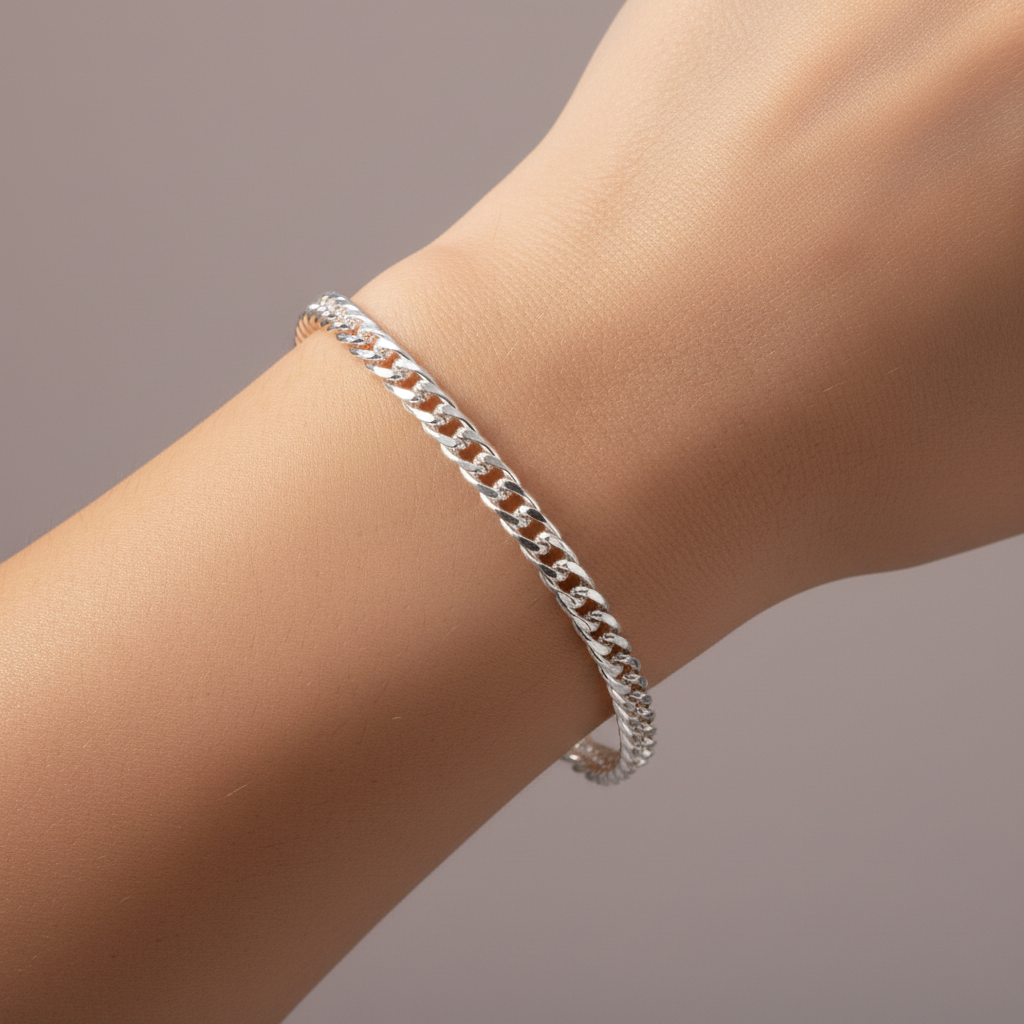 Pulsera de Plata .925 de Tejido Doble mod. 1574