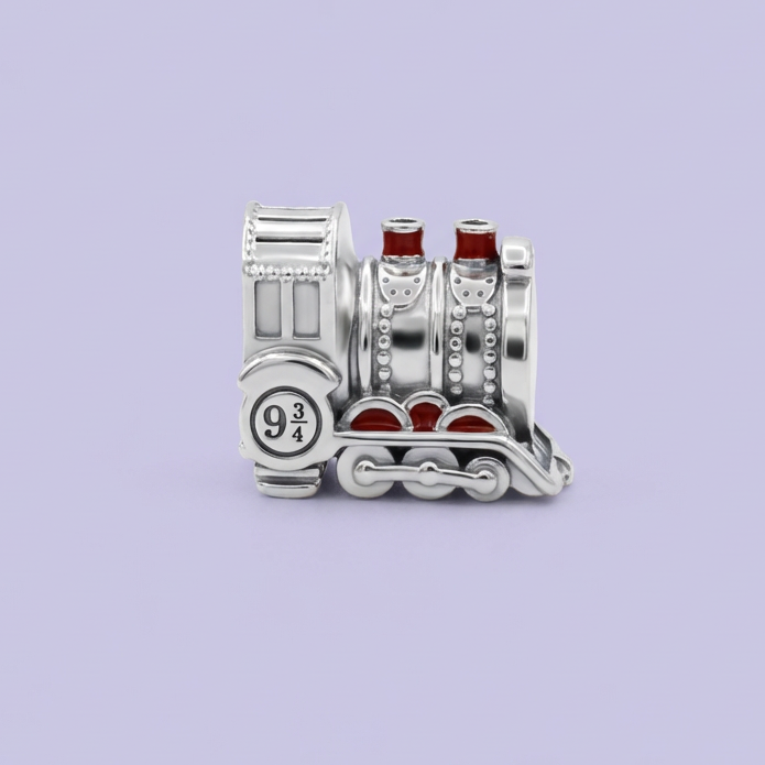 Dije de Plata .925 Estilo Charm Diseño de Tren Brillante mod. 1730