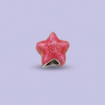 Dije de Plata .925 Estilo Charm con Diseño de Estrella Brillante mod. 1721
