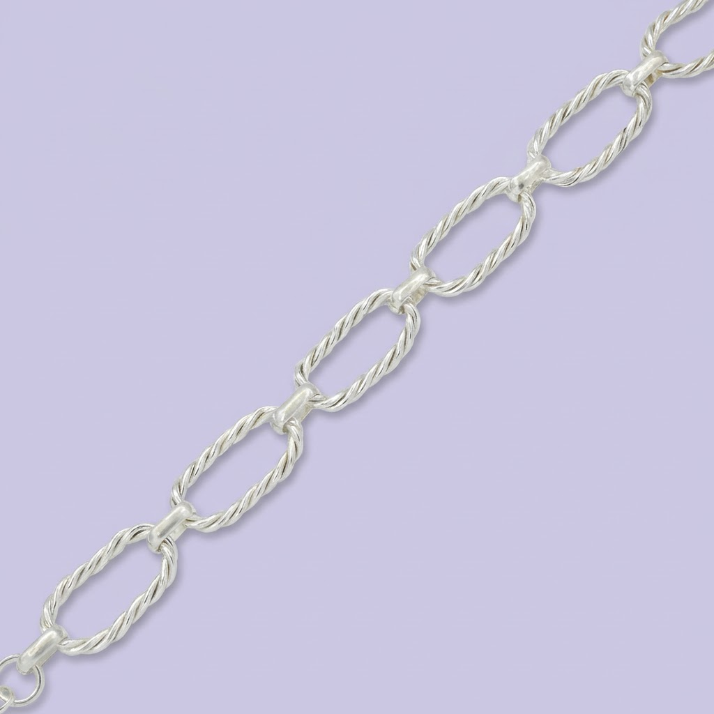 Pulsera de Plata .925 de Diseño Tipo Espiral  mod. 2042