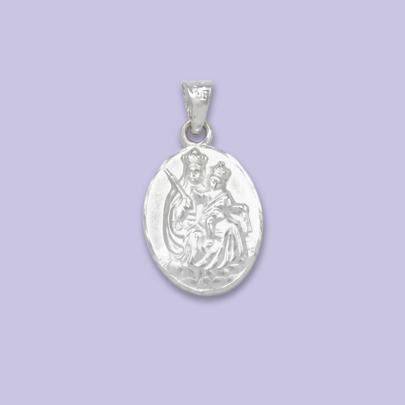 Medalla de Plata .925 de la Virgen del Carmen mod. 2020