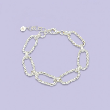 Pulsera de Plata .925 de Diseño Tipo Espiral  mod. 2042
