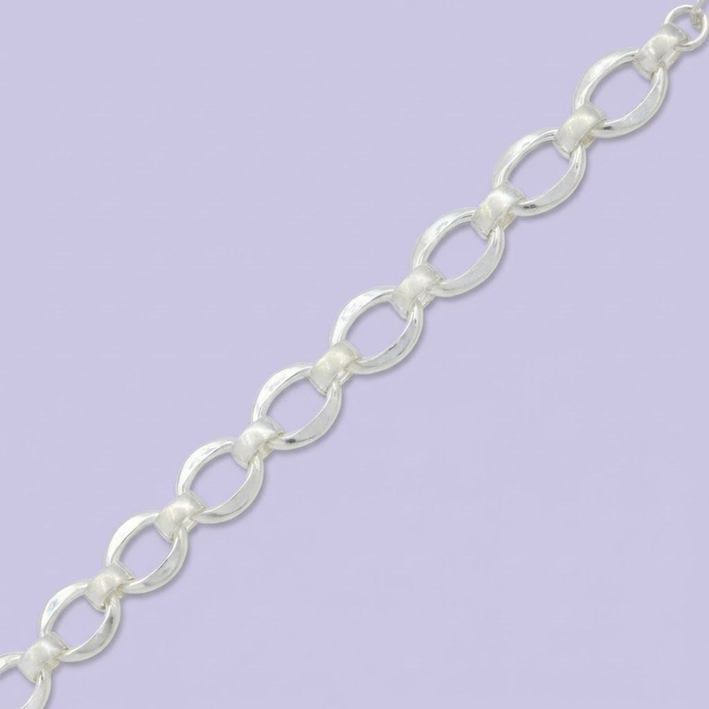 Pulsera de Plata .925 de Diseño Elegante con Eslabones mod. 2037