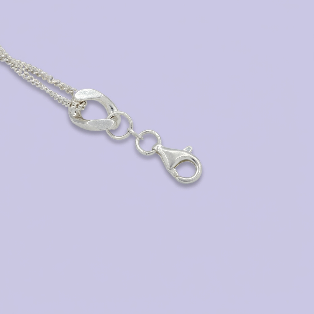 Pulsera de Plata .925 de Diseño Doble con Eslabones mod. 2047
