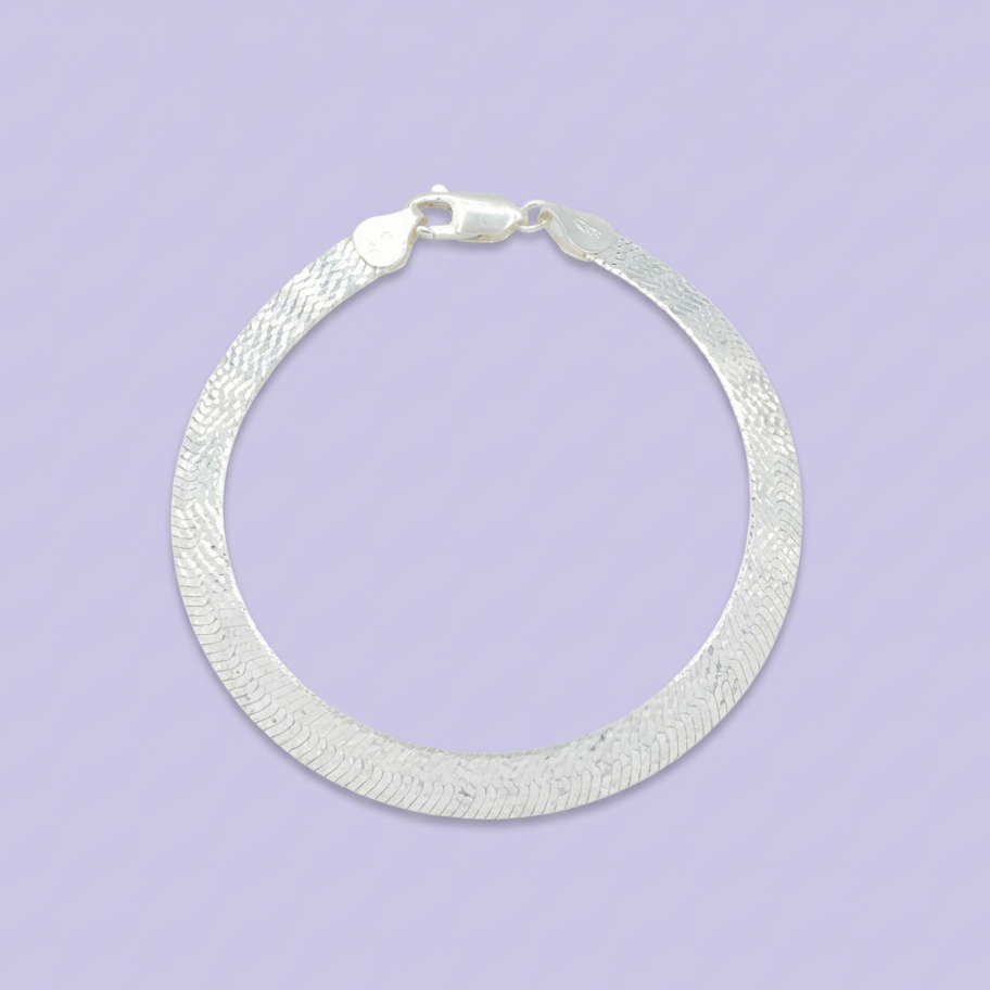 Pulsera de Plata .925 Tejido Panza de Víbora mod. 2051