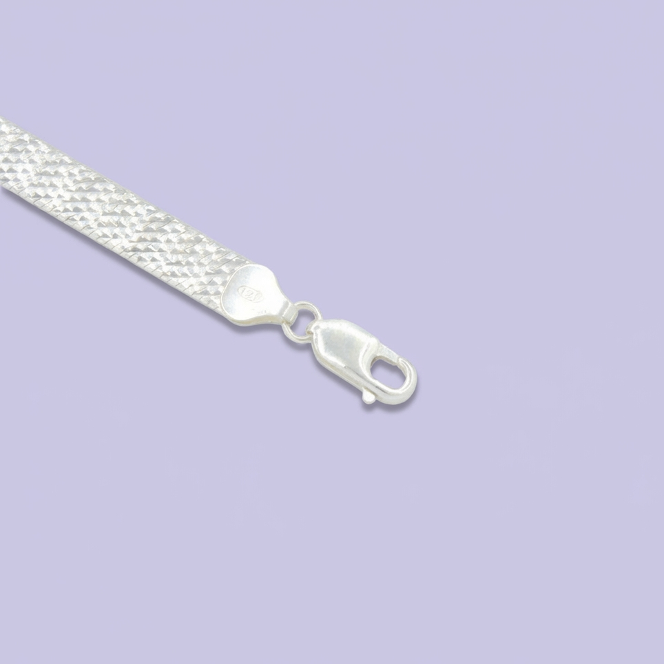 Pulsera de Plata .925 Tejido Panza de Víbora mod. 2051