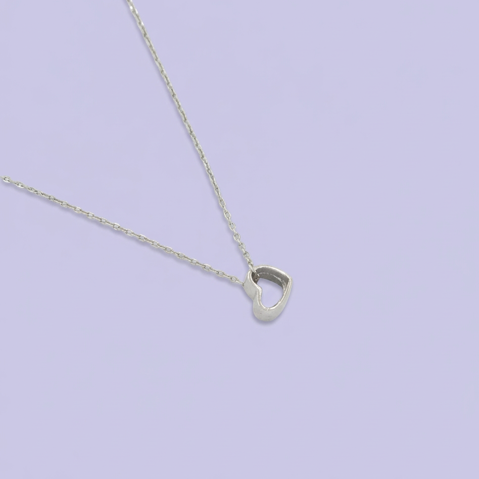 Gargantilla de Plata .925 Especial con Diseño de Corazón mod. 1848