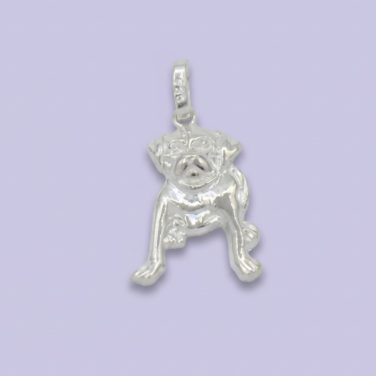 Dije de Plata .925 con Diseño de Perro mod. 1784