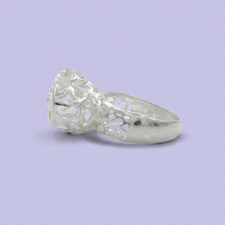 Anillo de Plata .925 con Diseño de Corazón Liso mod. 1830