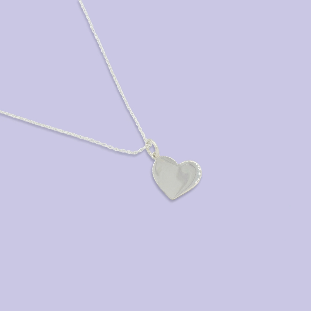 Gargantilla de Plata .925 Especial con Diseño de Corazón Plano mod. 1851