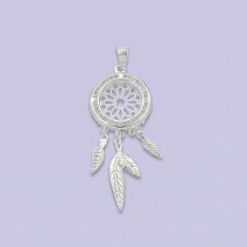 Dije de Plata .925 con Diseño de Atrapasueños Incrustado de Zirconias mod. 1800