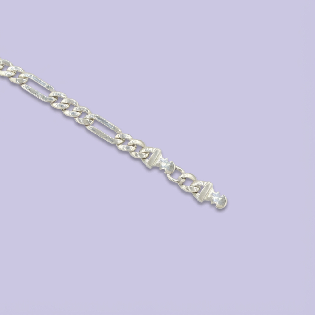 Pulsera de Plata .925 de Tejido 3x1 Especial Brillante mod. 1759