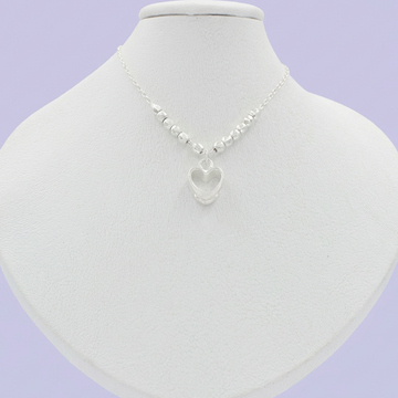 Gargantilla de Plata .925 Especial con Diseño de Corazones con Esferas Lisas mod. 1850