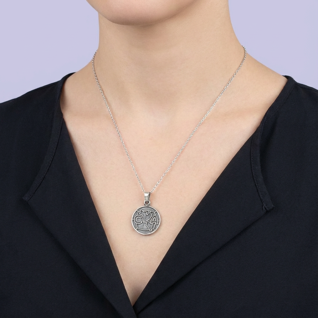 Dije de Plata .925 con Escudo de Club América mod. 1777