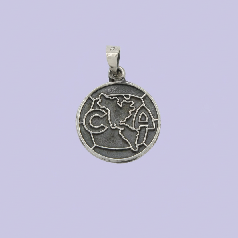 Dije de Plata .925 con Escudo de Club América mod. 1777