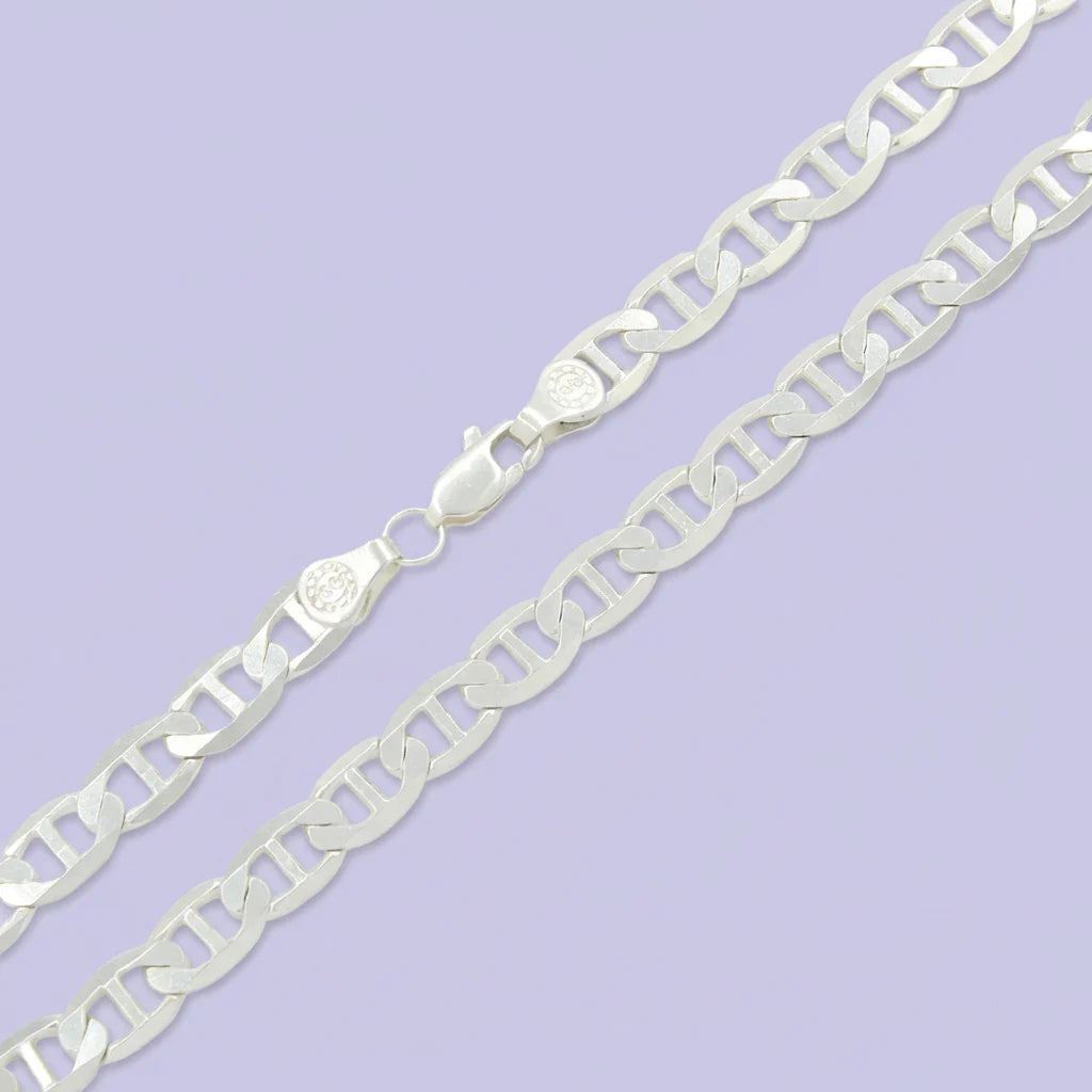Cadena de Plata .925 de Tejido Escalera Grande mod. 1900