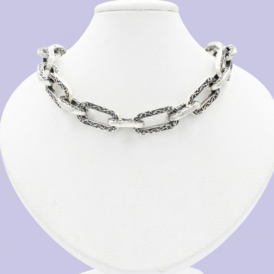 Cadena de Plata .925 de Eslabones Gruesos mod. 2029