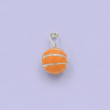 Dije de Plata .925 con Diseño de Balon de Basquetbol mod. 1774
