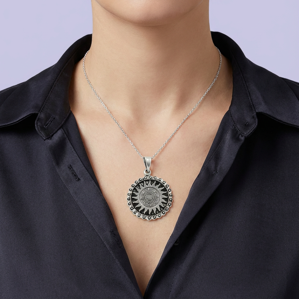 Dije de Plata .925 con Diseño de Sol mod. 1781