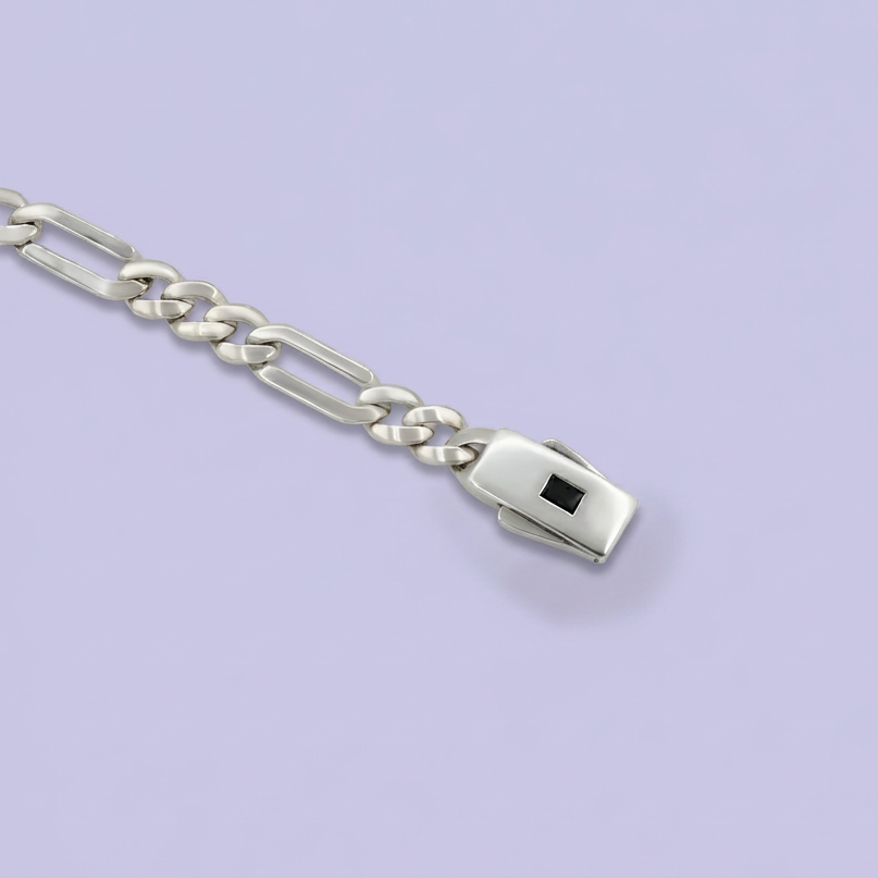 Pulsera de Plata .925 de Tejido 3x1 Especial Brillante mod. 1759
