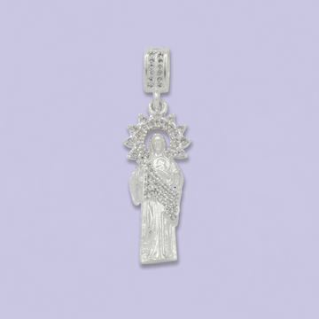 Dije Bulto de Plata .925 San Judas Incrustada de Zirconias Finas mod. 1771