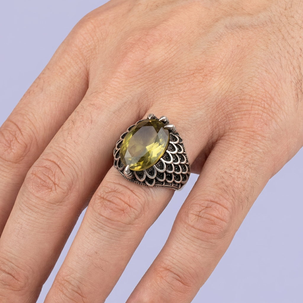 Anillo de Plata .925 Diseño Especial Brillante mod. 2001